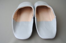 画像6: バブーシュ｜無地・メンズ（ライトグレー）【ワケあり】26〜27センチ ラッピング無料 (6)