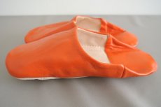 画像4: バブーシュ・無地 （テラコッタオレンジ）【レディース】24〜25センチ　ラッピング無料・メール便可 (4)