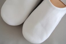 画像3: バブーシュ・無地 （極淡グレー）【メンズ】26〜27センチ　ラッピング無料 (3)