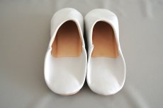 画像6: バブーシュ・無地 （極淡グレー）【メンズ】26〜27センチ　ラッピング無料 (6)