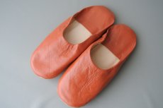 画像2: バブーシュ｜無地・メンズ（テラコッタオレンジ）26〜27cm【ワケあり】ラッピング無料 (2)