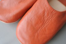 画像3: バブーシュ｜無地・メンズ（テラコッタオレンジ）26〜27cm【ワケあり】ラッピング無料 (3)