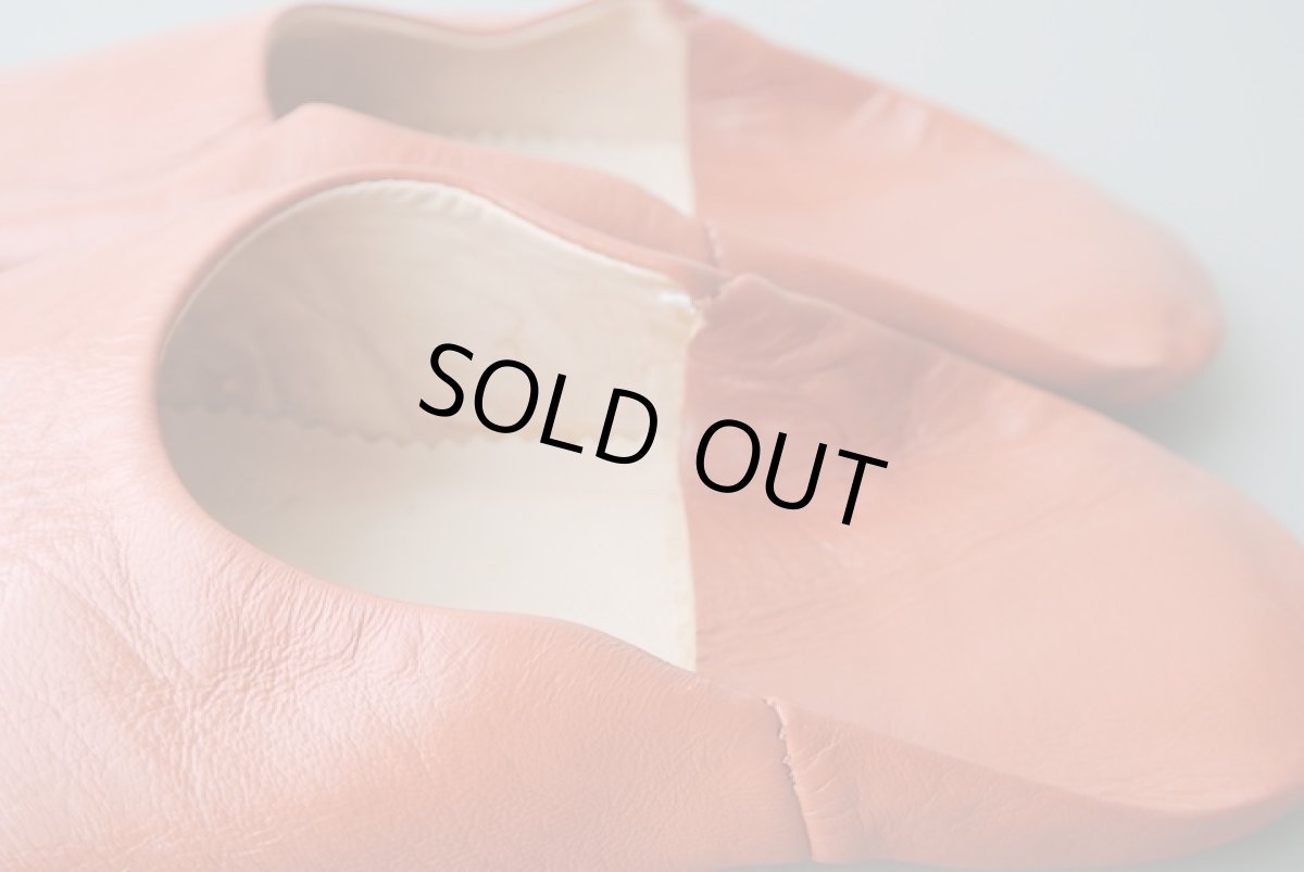 画像5: バブーシュ｜無地・メンズ（テラコッタオレンジ）26〜27cm【ワケあり】ラッピング無料 (5)