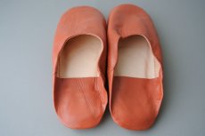 画像6: バブーシュ｜無地・メンズ（テラコッタオレンジ）26〜27cm【ワケあり】ラッピング無料 (6)
