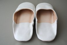 画像6: バブーシュ｜無地・メンズ（白）26〜27cm【ワケあり】ラッピング無料 (6)