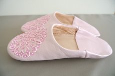 画像4: バブーシュ・スパンコール（マットピンク）22〜25センチ　メール便可・ラッピング無料 (4)