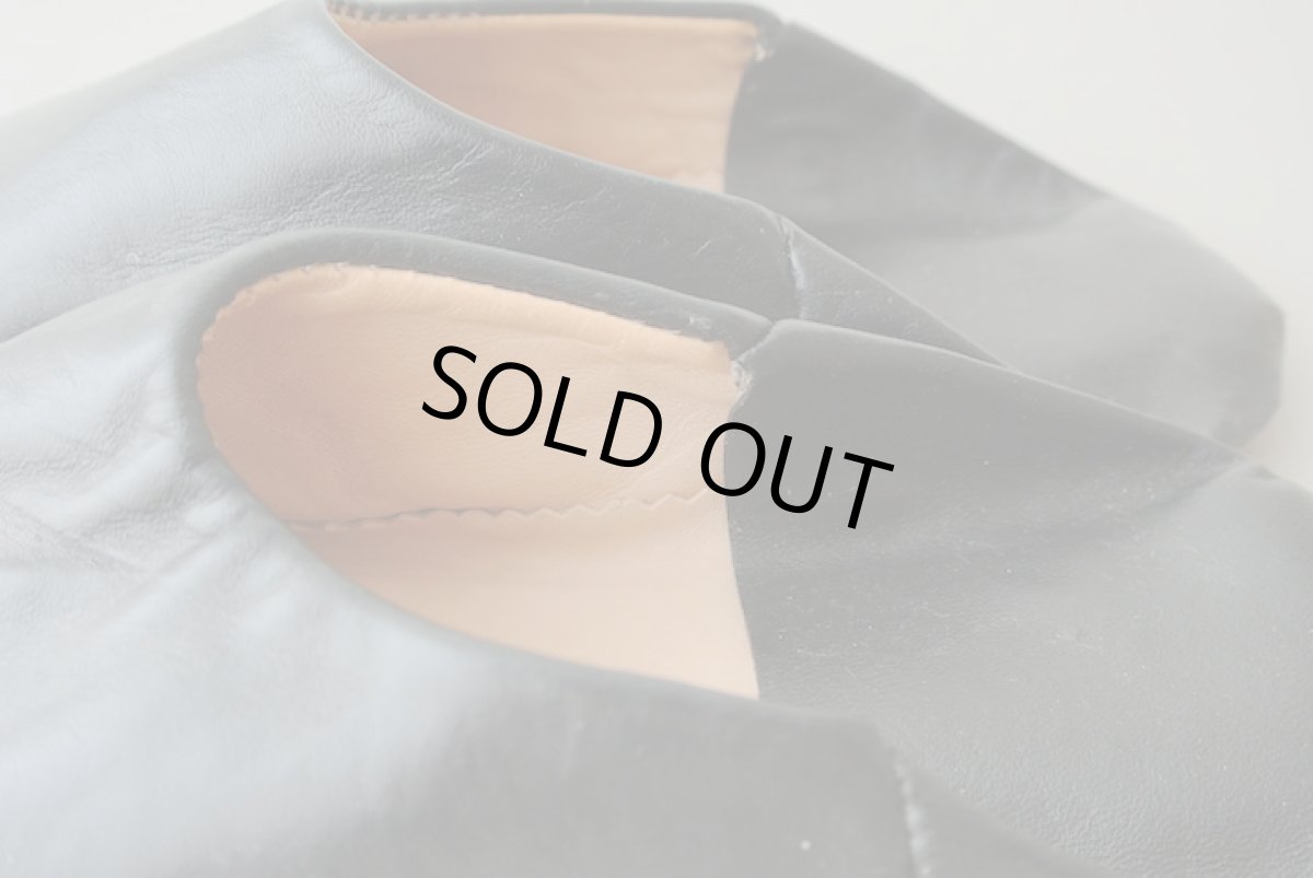 画像5: バブーシュ｜無地・レディース（ブラック）【ワケあり】 ラッピング無料・メール便可 (5)