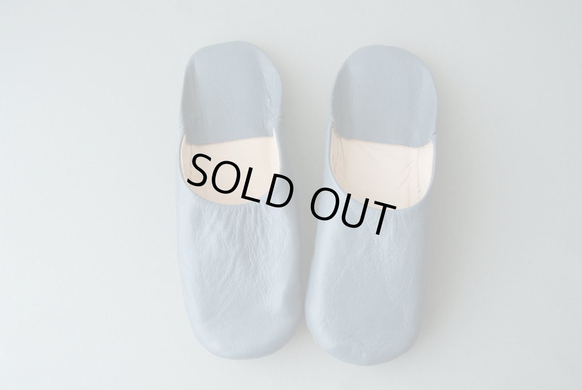 画像2: バブーシュ｜無地・レディース（グレー）【ワケあり】ラッピング無料・メール便可 (2)