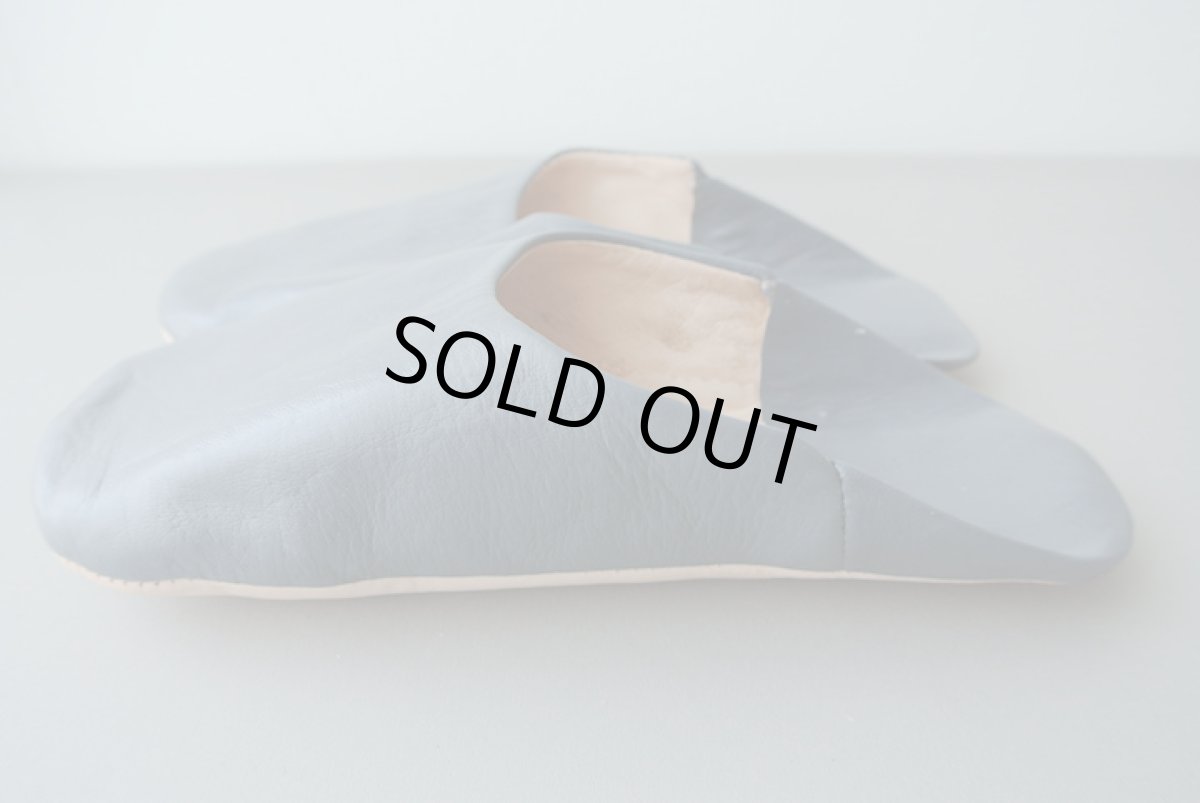 画像4: バブーシュ｜無地・レディース（グレー）【ワケあり】ラッピング無料・メール便可 (4)