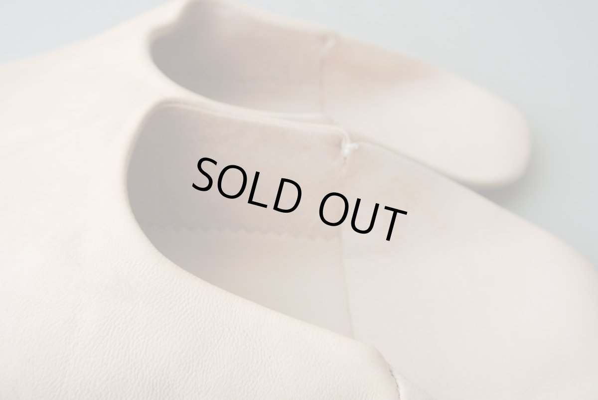 画像5: バブーシュ｜無地・レディース（ヌメ革）【ワケあり】ラッピング無料・メール便可 (5)