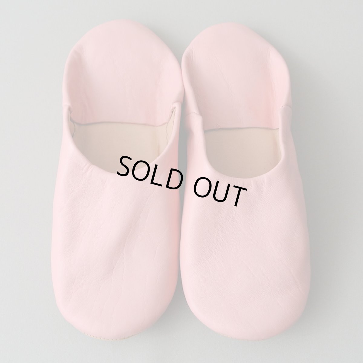 画像1: バブーシュ｜無地・レディース（ピンク）【ワケあり】24〜25センチ ラッピング無料・メール便可 (1)