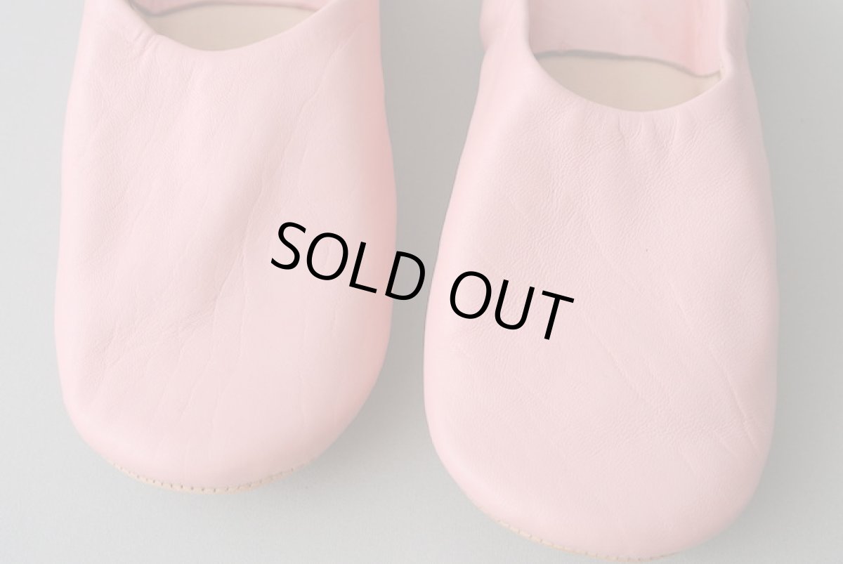 画像2: バブーシュ｜無地・レディース（ピンク）【ワケあり】24〜25センチ ラッピング無料・メール便可 (2)