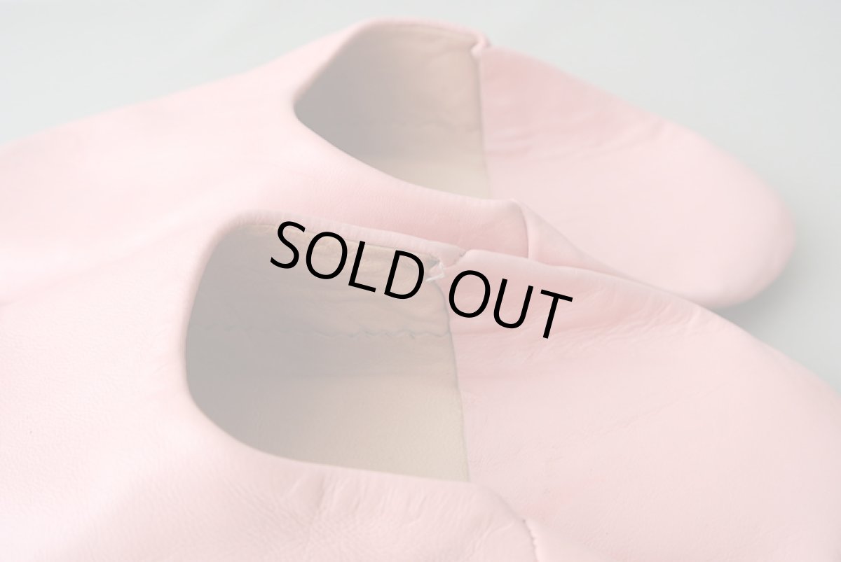 画像4: バブーシュ｜無地・レディース（ピンク）【ワケあり】24〜25センチ ラッピング無料・メール便可 (4)