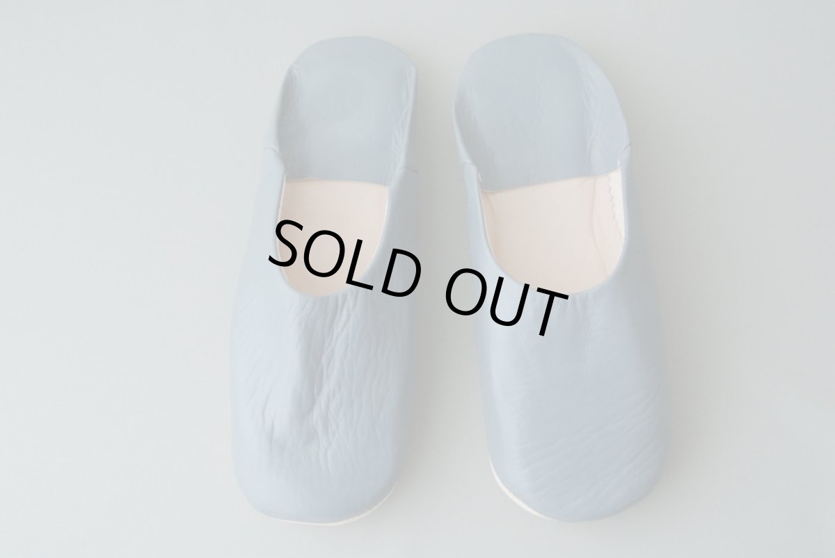 画像2: バブーシュ｜無地・メンズ（グレー）【ワケあり】26〜27センチ ラッピング無料 (2)