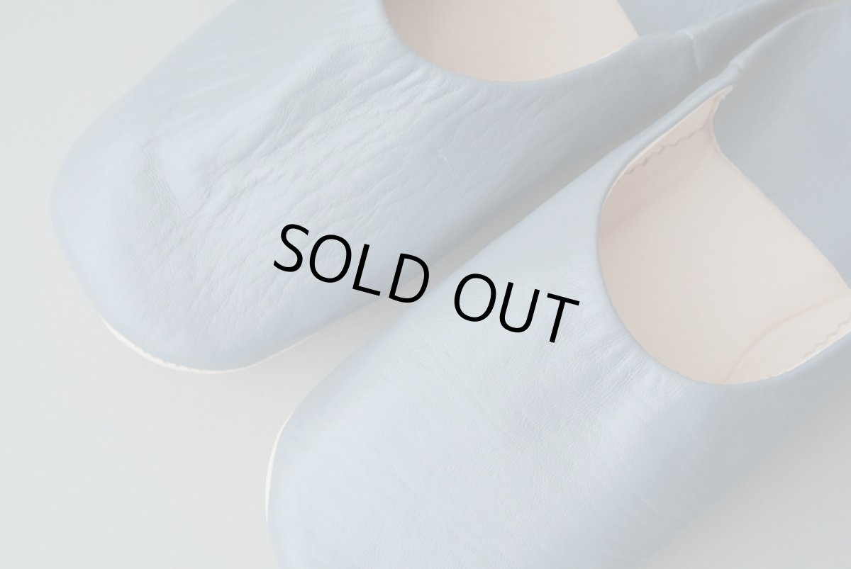 画像3: バブーシュ｜無地・メンズ（グレー）【ワケあり】26〜27センチ ラッピング無料 (3)