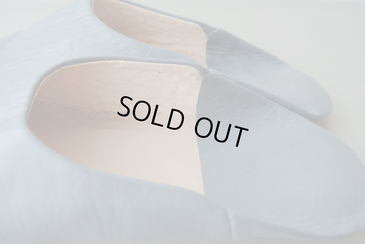 画像5: バブーシュ｜無地・メンズ（グレー）【ワケあり】26〜27センチ ラッピング無料 (5)