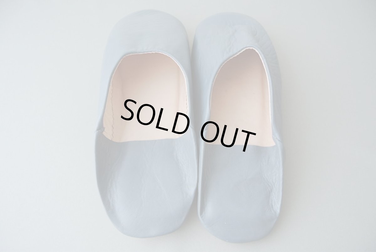 画像6: バブーシュ｜無地・メンズ（グレー）【ワケあり】26〜27センチ ラッピング無料 (6)