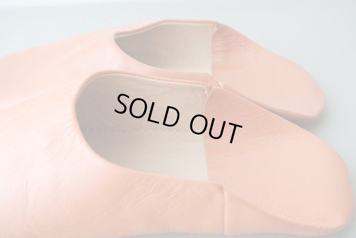 画像5: バブーシュ｜無地・メンズ（テラコッタオレンジ）【ワケあり】ラッピング無料 (5)