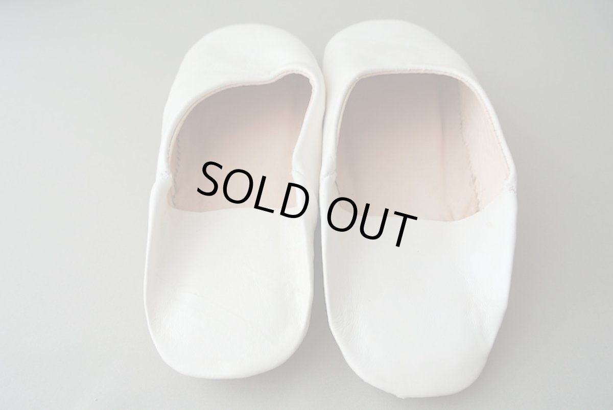 画像6: バブーシュ|無地・メンズ(白)【ワケあり】ラッピング無料 (6)