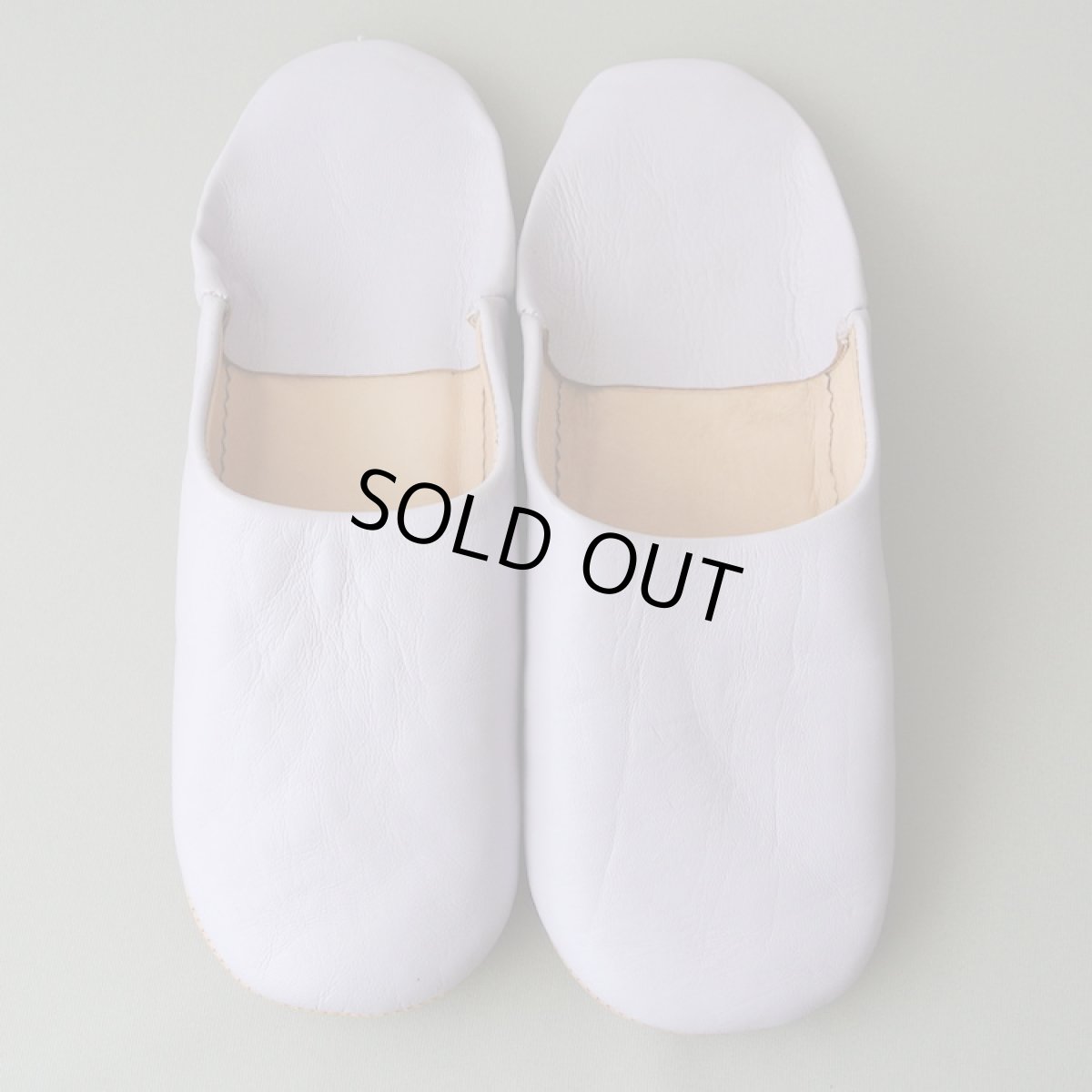 画像1: バブーシュ｜無地・メンズ（ラベンダー）【ワケあり】ラッピング無料 (1)