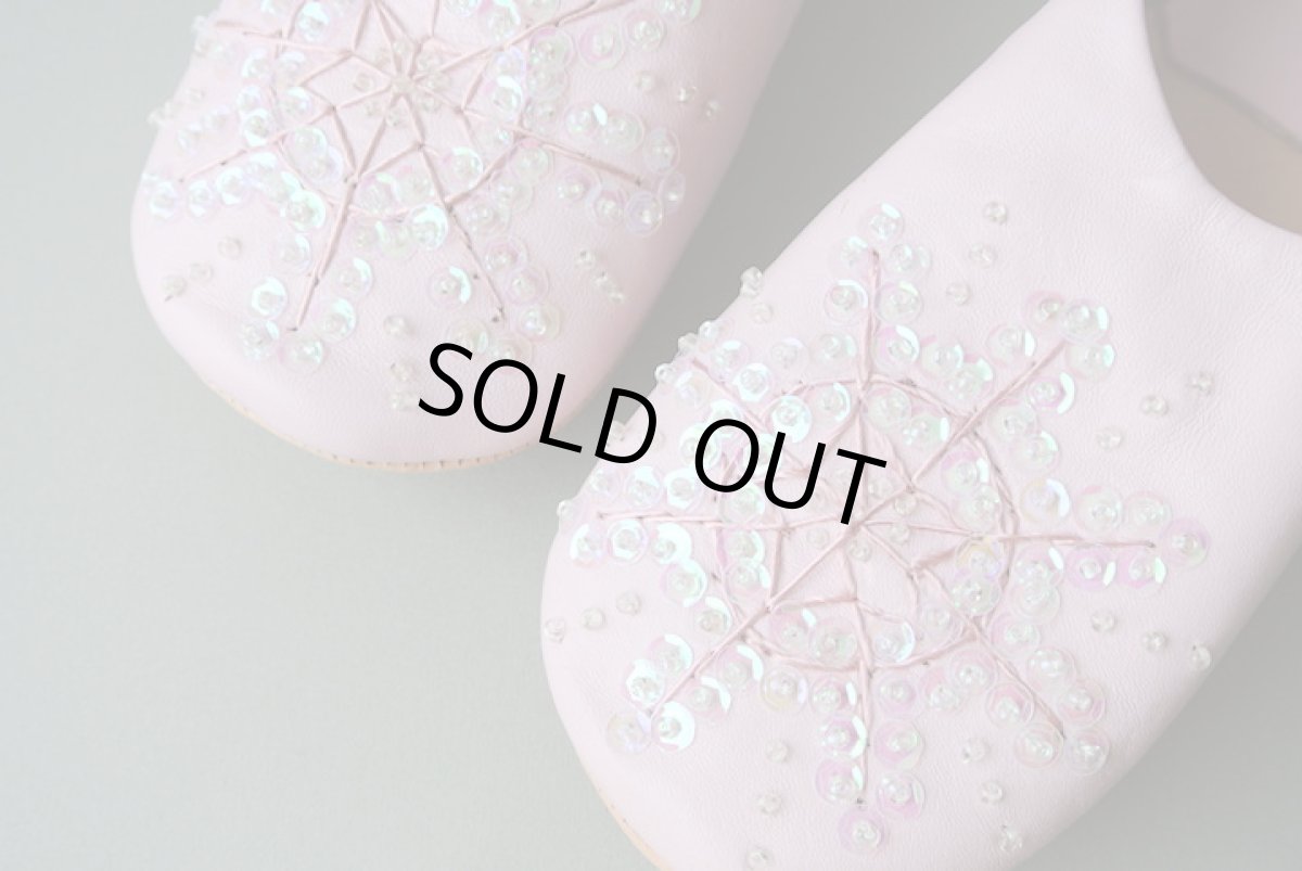 画像2: 【ワケあり】バブーシュ｜スパンコール・シュミシャ(ピンク )  ラッピング無料・メール便可 (2)