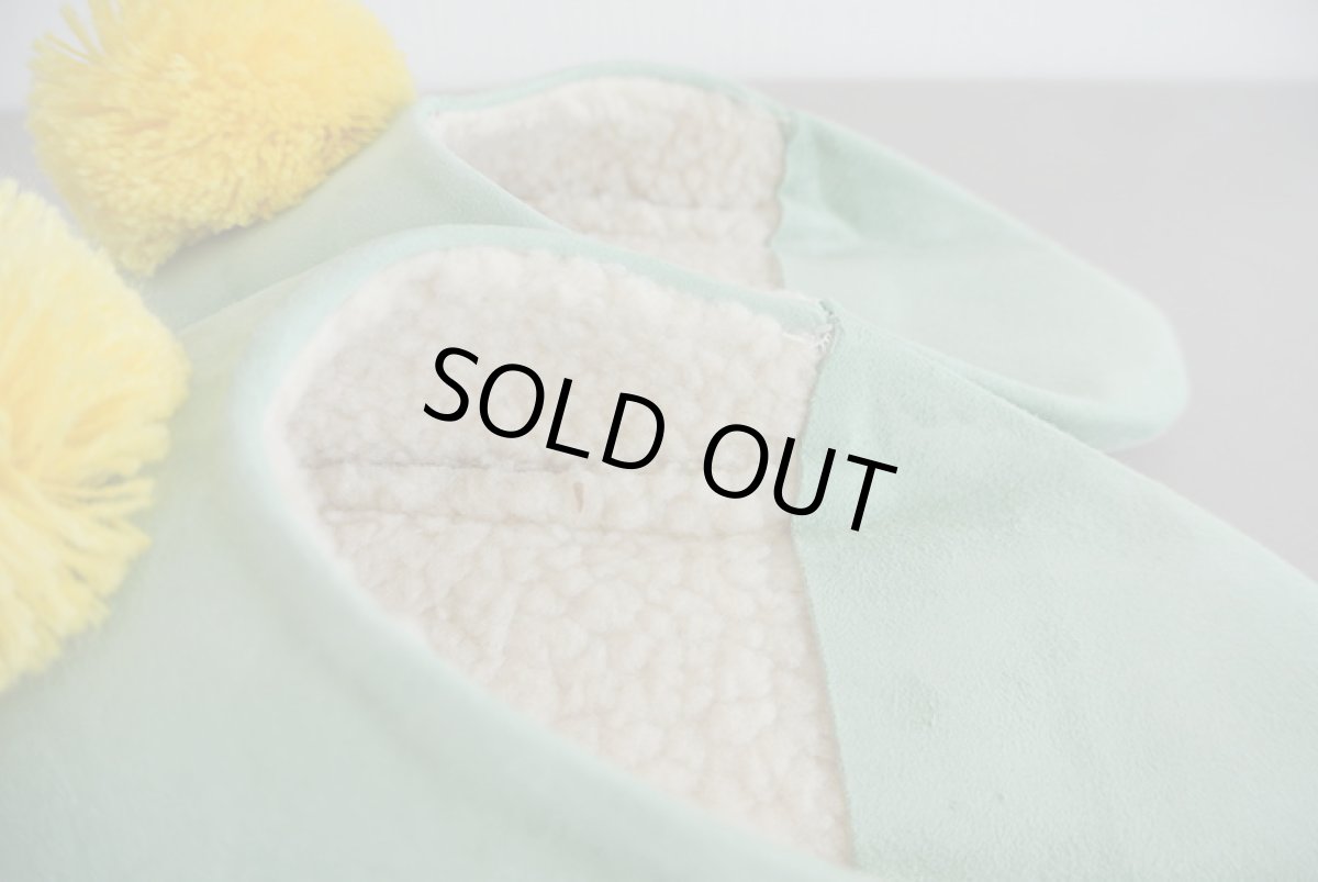 画像5: 【SALE】バブーシュ｜スウェード・レディース（ライトグリーン×イエロー）ラッピング無料 (5)