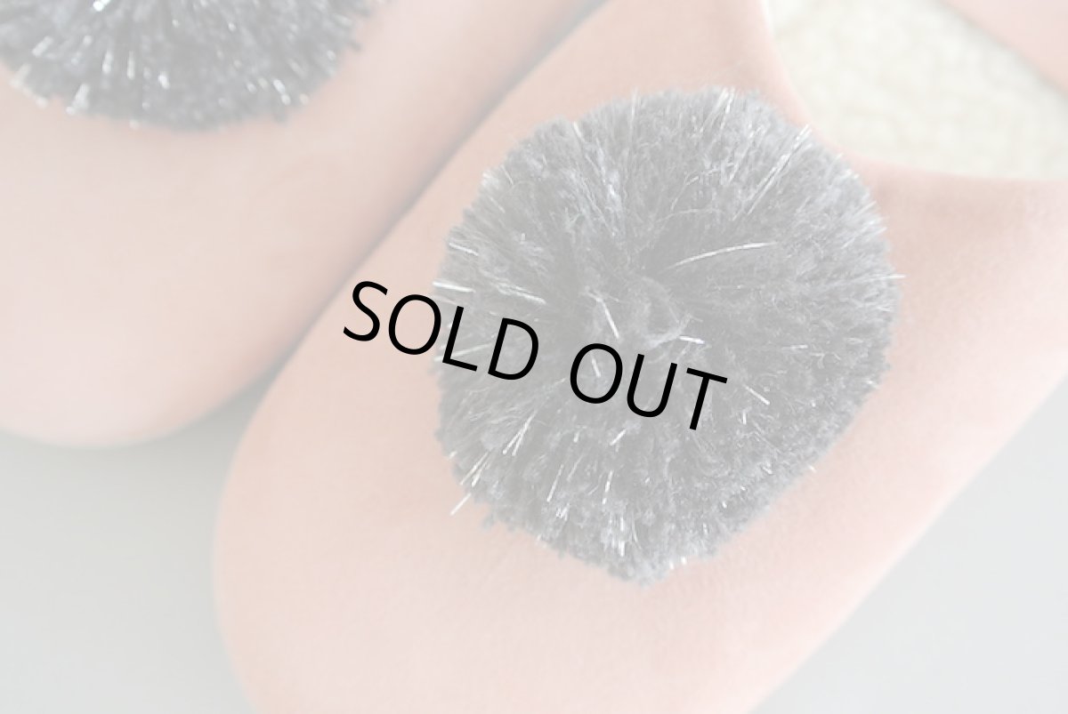 画像3: 【SALE】バブーシュ｜スウェード・レディース（くすみピンク×グレー）24〜25センチ ラッピング無料 (3)