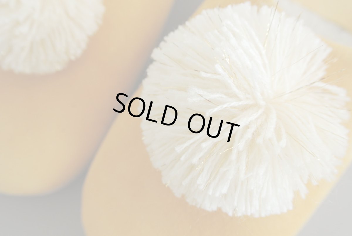 画像3: 【SALE】バブーシュ｜スウェード・レディース（イエロー×オフホワイト）ラッピング無料 (3)