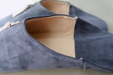 画像5: バブーシュ｜スウェード・タッセル＜メンズ＞（ネイビー×グレージュ）26〜27センチ ラッピング無料 (5)