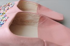 画像5: バブーシュ・スパンコール（ピンク×カラフル）24〜25センチ　メール便可・ラッピング無料 (5)