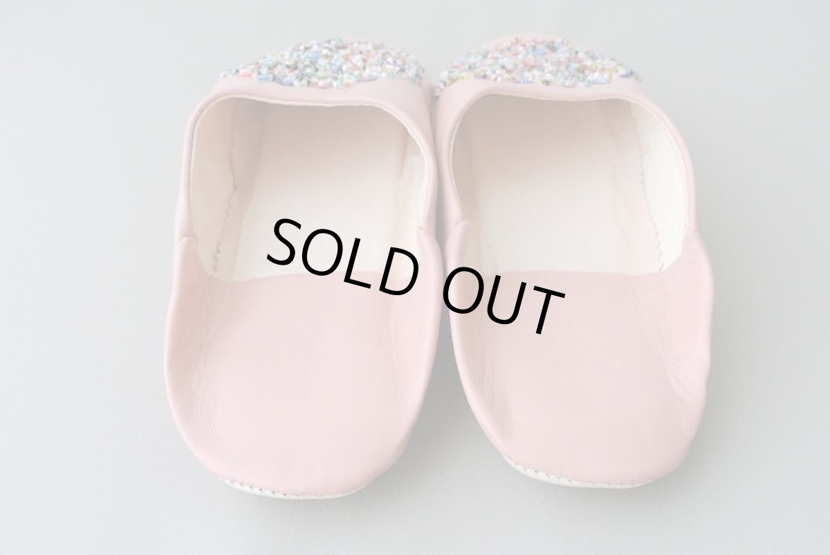 画像6: バブーシュ・スパンコール（ピンク×カラフル）24〜25センチ　メール便可・ラッピング無料 (6)