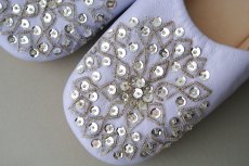 画像3: バブーシュ・スパンコール （薄紫）23〜24センチ 【ちょっと訳あり】 (3)