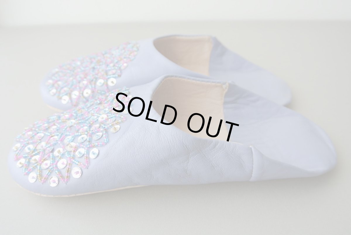 画像4: バブーシュ・スパンコール（薄紫×MIX）メール便可・ラッピング無料 (4)