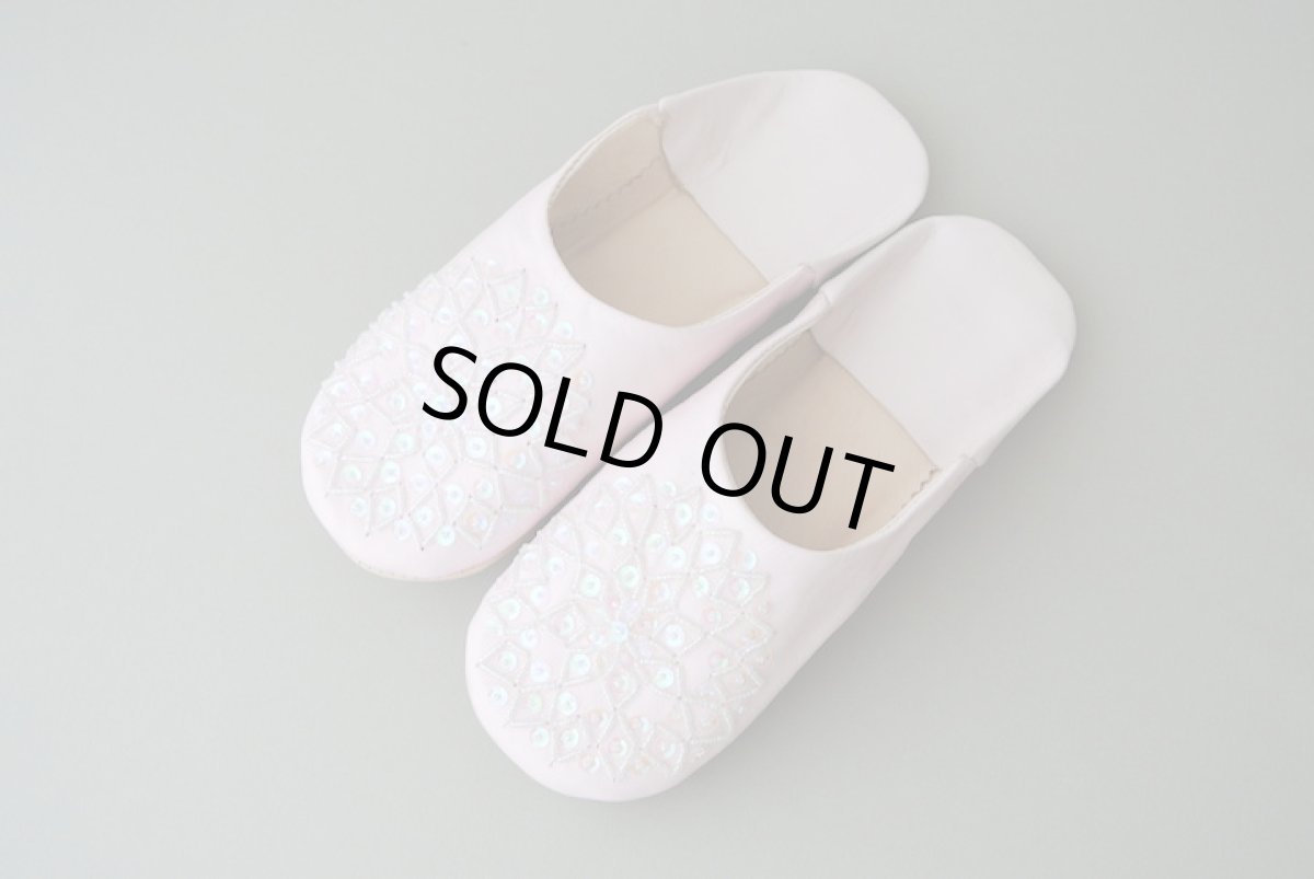 画像2: バブーシュ・スパンコール （桜色）メール便・ラッピング無料 (2)