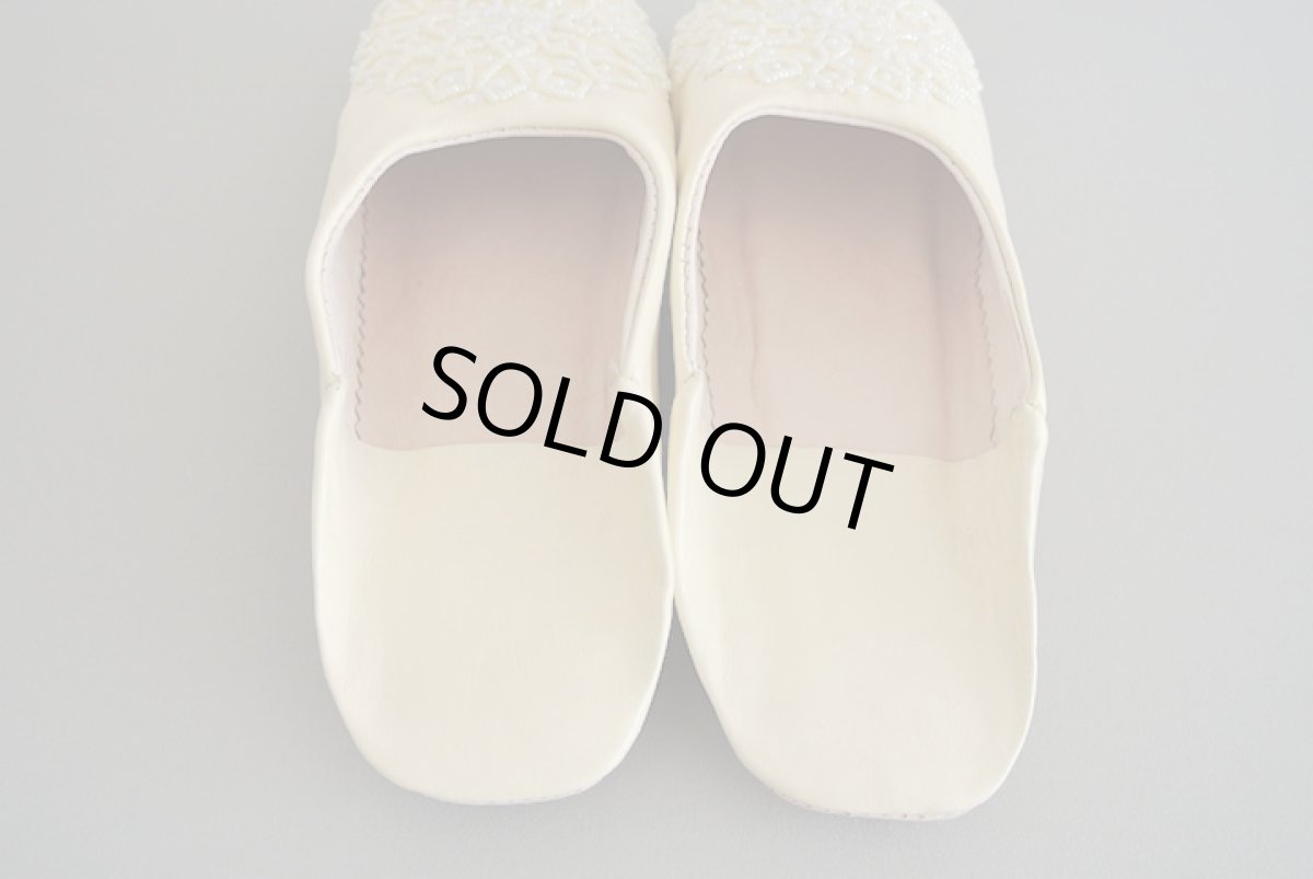 画像6: バブーシュ・スパンコール（クリーム ）メール便可・ラッピング無料 (6)