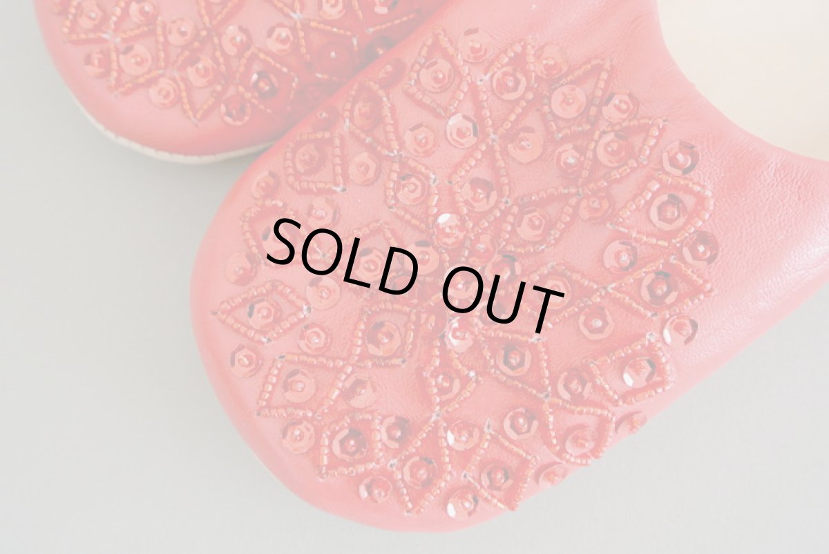 画像3: バブーシュ・スパンコール(レッド)メール便可・ラッピング無料 (3)