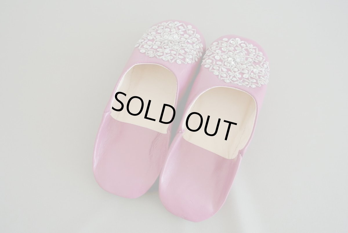 画像6: バブーシュ・スパンコール(あずき色)メール便可・ラッピング無料 (6)