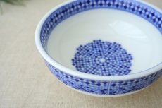 画像3: コセマボウル：ゼリージュ青（直径10.5cm）COCEMA　未使用　希少　モロッコ陶器 (3)