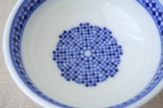 画像4: コセマボウル：ゼリージュ青（直径10.5cm）COCEMA　未使用　希少　モロッコ陶器 (4)