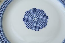 画像4: コセマ平皿：ゼリージュ青・タイプA（直径16.5cm）COCEMA　未使用　希少　モロッコ陶器 (4)