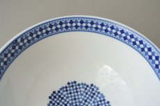 画像4: コセマボウル：青白タイル（直径12cm / ユーズド）COCEMA　希少　モロッコ陶器 (4)