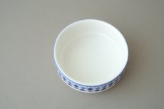 画像4: コセマ豆皿（丸）：青白タイル（直径7cm / ユーズド）COCEMA　希少　モロッコ陶器 (4)