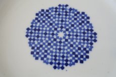 画像6: コセマタジン鍋：青白タイルD（ユーズド）COCEMA　希少　モロッコ陶器 (6)