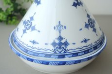 画像3: コセマタジン鍋：フェズ刺繍風B（ユーズド）COCEMA　希少　モロッコ陶器 (3)