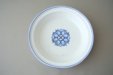 画像7: コセマタジン鍋：フェズ刺繍風B（ユーズド）COCEMA　希少　モロッコ陶器 (7)