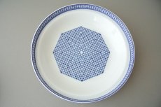 画像6: 【アウトレット】コセマタジン鍋：青白タイルC（ユーズド）COCEMA　希少　モロッコ陶器 (6)