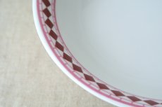 画像2: コセマボウル：タイル赤（直径14cm）COCEMA　未使用　希少　モロッコ陶器 (2)