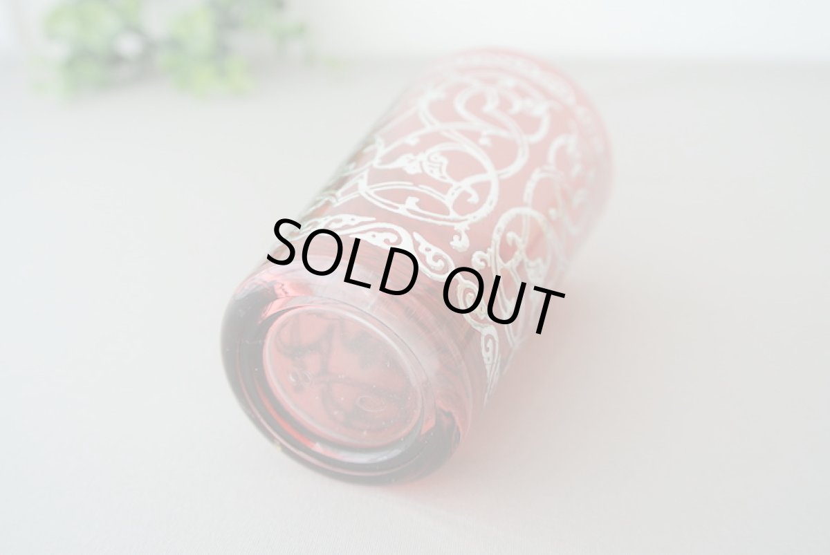 画像5: モロッコミントティーグラス|タルーダント(色グラス / 模様シルバー) (5)