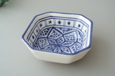 画像5: 陶製八角小鉢（チュニジアSLAMA製）　器　小物入れ (5)