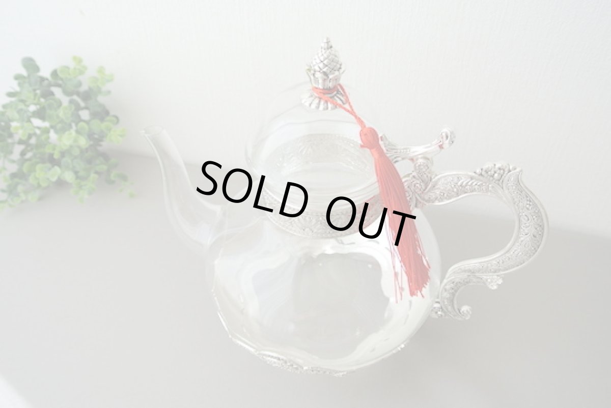 画像2: ガラスのティーポット|大サイズ(3-4人用) (2)